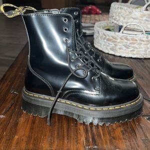 Brand new, worn once Doc Marten platforms